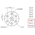 Wholesale Hot Beechwood Propeller With DLE Engine Hole 28x10 30x10 30x12 for Gas RC Model Airplane DLE111 DLE120 DLE170 Engine